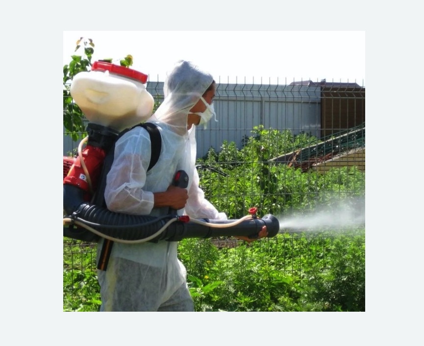 Акарицидная обработка территории в Покровске